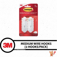[Bundle Special] 3M Command™ 17068 Medium Wire Hooks (2 Hooks 4 Medium Strips)