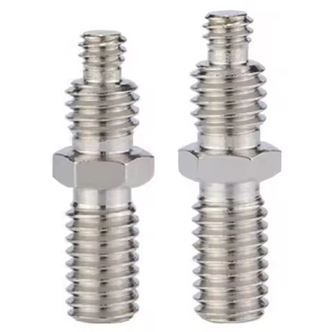 Camera Screw Tripod Adapter Converter Spigot Mount 1/4" to 3/8" Female to Male for Tripod Stand Mic 