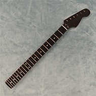 Maple Electric Guitar Neck Replacement 22 Fret ST style Maple Fretboard White Dot Inlay Black Glossy