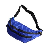 日本 Fieldcore 藍色 CORDURA 防潑水牛津布 可摺疊 斜咩 腰包