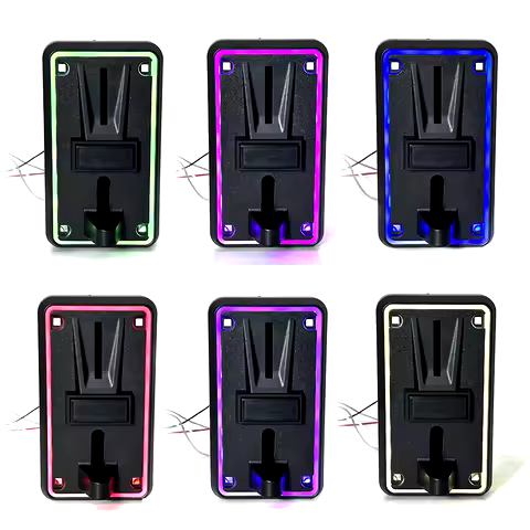 Led Multi Coin Selector Acceptor JY With Light Black Panel Electronic Programmable For Arcade Vendin