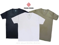 เสื้อยืดรองในชุดเครื่องแบบตำรวจ/ทหาร, เสื้อยืดคอวี/คอกลม POON POON by BANG BANG