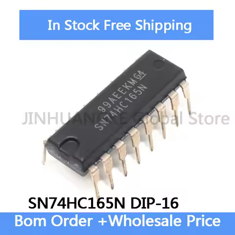 10-100Pcs 74HC165 74HC165N SN74HC165N 74HC165N DIP-16 Counter Shift Register IC chip in Stock Wholes