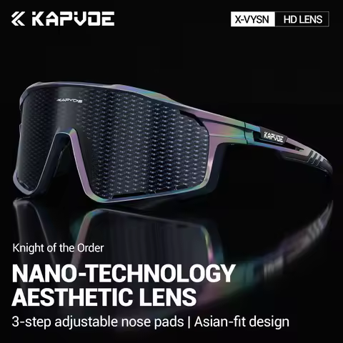KAPVOE Nano Lenses Cycling Glasses Outdoor Bicycle Sunglasses Fashion Sports Eyewear MTB Cycling Sun