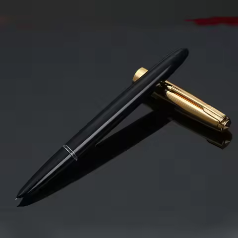 Classic HERO 616 Fountain Pen Plastic Black Red Arrow Stationery Office School Supplies Golden Ink P