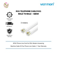 Vention RJ11 Telephone Cable RJ11 Male to Male 3M Cable - IQBWI