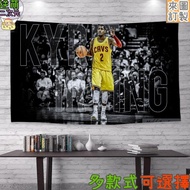 【逆萌二次元】實體照 新款Kyrie Irving♥凱里厄文NBA藍網3♥絕美超大掛布掛毯軸畫海報背景直播網紅特大BQ