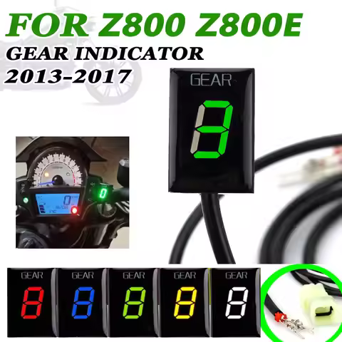 For Kawasaki Z800 Z800e Z 800 E 2013 2014 2015 2016 2017 Motorcycle Accessories LED 1-6 Gear Indicat