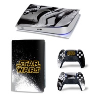 Disney Star Wars PS5 Digital Edition Skin Sticker Decal Cover for PlayStation 5 Console and 2 Controllers PS5 Skin Sticker Vinyl