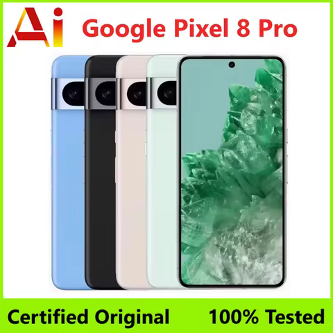 Google Pixel 8pro 12GB RAM 128GB/256/512GB/1TB ROM Original Unlocked 5G Android Cell Phone Applicabl