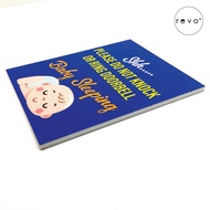 FUNNY CUTE DO NOT KNOCK, DO NOT DISTURB, DND WARNING & INSTRUCTION & NOTICE SIGN