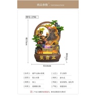 Circulating Water Lucky Decoration Living Room Entrance Decoration Rockery Fountain Office Fortune Feng Shui Wheel Opening Gift