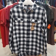 Sz208 Eiger1989 Kemeja Flanel X-Trillium Shirt - Black Samsulakmad
