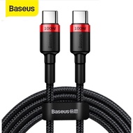 Baseus 100w 5A type c 2-lead charging cable - type c to type c fast cable 2m/1m long - HSHOP