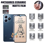 REALME C63 Tempered glass matte ceramic Screen Protector