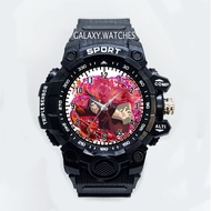 Itachi Character Black Waterproof Sports Children's Watch