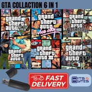 [ PC Game ]6-1 GTA Collection GTA V/GTA Vice City/GTA San Andres/GTA Trilogy/GTA III [ Download Link