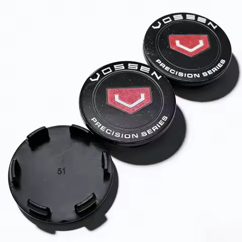4pcs VOSSEN Logo Emblem Badge Car Wheel Center Caps 51mm 46mm Rim Hub Center Dust Cover Wheel Hubcap