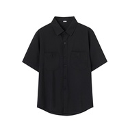 Summer Dress Sense Graduation Answer Debate Summer New Style Short-Sleeved White Shirt Men Women Thi