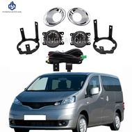 1 set Fog Lights Headlight  For Nissan NV200 2010-  2014 Fog Lamp Cover Grill Bezel Front Bumper Fog