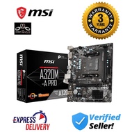 MSI A320M-A PRO AMD AM4 Matx motherboard A320M A PRO