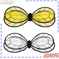 JONY Fairy Wings, Bee Lightweight Bee Wings, Fairy Costume Black Yellow Performance Prop Cosplay Eve