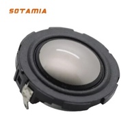 SOTAMIA 2Pcs 1 Inch Tweeter 8 Ohm 25W Titanium Composite Film Treble Speaker Home Theater Loudspeaker Upgrade Tweeter Head