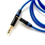 【1.5M/3M/5M】3.5mm Stereo Male Jack To 6.35mm Stereo Male Audio Aux Cable Adapter Jack  Double Extens