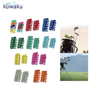[vsrhkq] 9x Golf Iron Covers Set with Number Tags Golf Training Equipment Wear Resistant Golf Club H