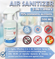 (500ml) Air Sanitizer Spray / Disinfectant / Sanitizer / 75% Isopropyl Alcohol
