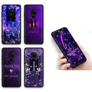 Bts Logo Purple Case Huawei Y6 Y5 2017 Y7 2019 Y9 Prime 2018 Soft Cover