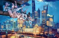 Flying over Shanghai 8D Naked Eye Immersive Experience Ticket (Raffles Nanjing Road Pedestrian Stree