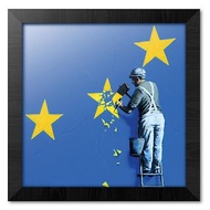 【班克西】Banksy DOVER 含框藝術畫 30*30cm