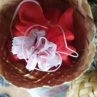 Jual tas kain serut tas kain spund bond telur jangkrik harga per biji