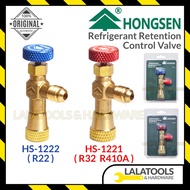 HONGSEN Refrigerant retention control valve R22/ R410 / R32/ R404A / R407C HS-1222 HS-1221 BLUE RED