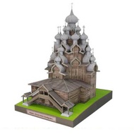 Russian Transfiguration Church World Famous Architecture Paper Model Handmade DIY Collection