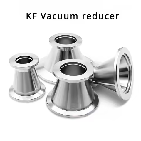 KF10 KF16 KF25 KF40 KF50 Vacuum Tri Clamp Reducer Large and Small Head SS304 Stainless Steel Pipe Fi
