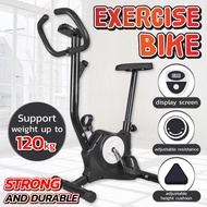 BG SPORT Indoor/Outdoor Upright Stationary Exercise Bike Household Fitness Equipment YS02-BLACK
