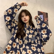 New Oversize Long Sleeve Shirt Women Causal Loose Blouse 2023