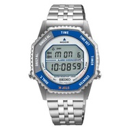 SEIKO Rotocall SMGG21P1 Digital Alarm Chronograph Stainless Steel Quartz Watch