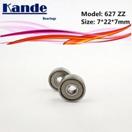 Kande Bearings 627  ABEC-1 627ZZ ABEC-3 627ZZ  ABEC-5 627 ZZ  Miniature Deep Groove Ball Bearing 7x2
