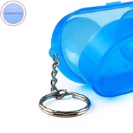 ricktyshetrtyu Plastic 2 Ping-pong Balls Storage Box  Storage Case With Key Chain For Sport Training Accessories sg