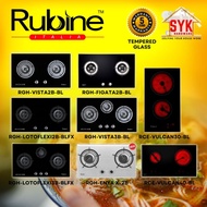 SYK (Free Shipping) Rubine Dapur Gas Masak Kaca Kitchen Hob Gas Cooking Stove Stainless Steel Kitche