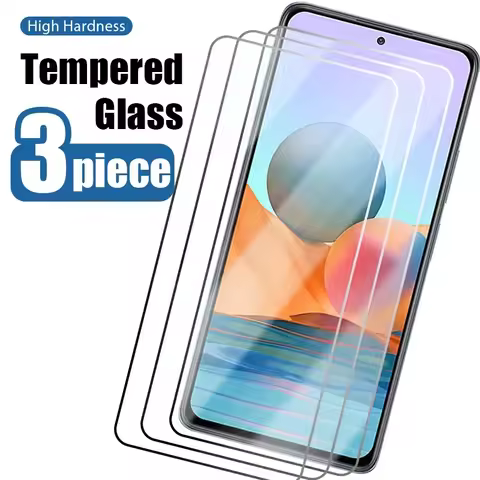 3Pcs 9D Tempered Glass For Xiaomi Redmi Note 8 8T 9 9T Pro 9S 10 10S 10T 11 11S 5G Screen Protector