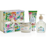 【Directly from Japan】SABON Total Body Care Kit, Sunny Cocktail, 7.8 fl oz (200 ml) + 11.8 oz (320 g)