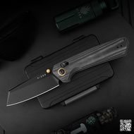 Kizer Madrac Clutch-Lock 3.06" Nitro-V Black Micarta Folding Knife V3693A1