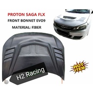 SAGA FLX FL SV 11-16 FRONT BONNET EVO9 LL8201 // EVO 9 HOOD ENGINE COVER BODYKIT EVO9