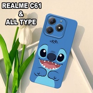 G56 - Pro camera Case REALME C61 2024 - Realme C61 silicone - STICH motif - REALME C61 Softcase - pr