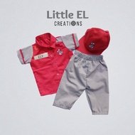 jollibee crew uniform costume for baby boy and kids
