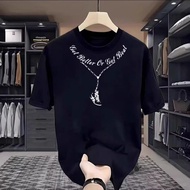 Korea Korea 20262025New Style Summer Men's Short-Sleeved T-Shirt Trendy Round Neck Sleeve Bottoming 